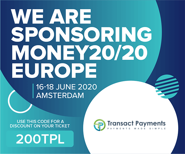 Sponsoring Money 20/20 Europe